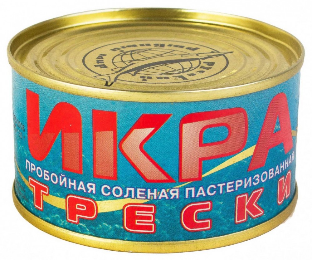 

Икра трески Русский Рыбный мир соленая 130 г