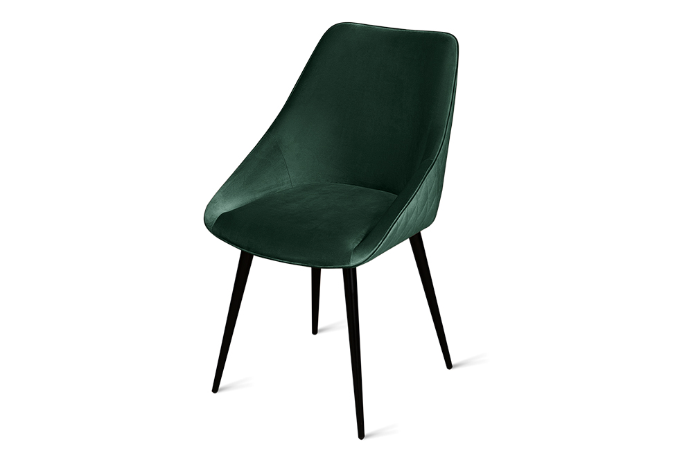 

Стул Aero B213, dark green/gold, B213 DARK GREEN VL65 BK