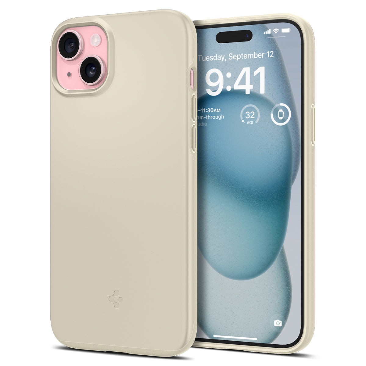 

Чехол Spigen для iPhone 15 - Thin Fit - Бежевый - ACS06782, iPhone 15 - Thin Fit