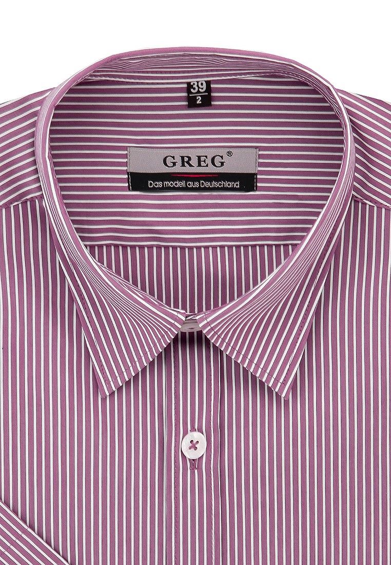 

Рубашка мужская Greg 01-00005928 бордовая 38, Бордовый, 01-00005928