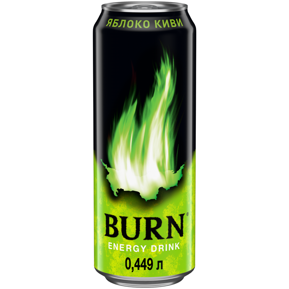 Энергетический напиток Burn Яблоко Киви 0,449 л