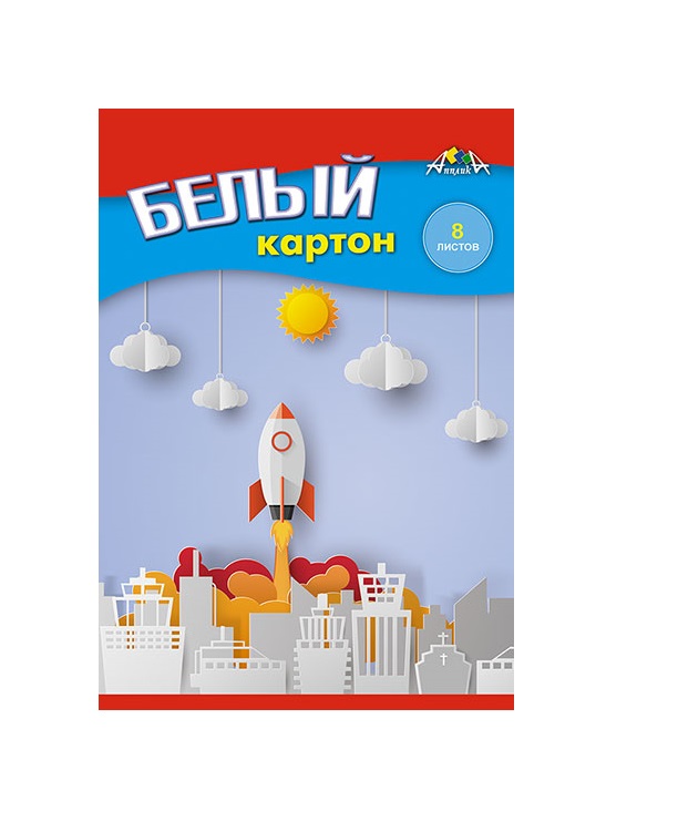

Картон белый КТС А5 8л Полет папка 200г/м2, 1811926