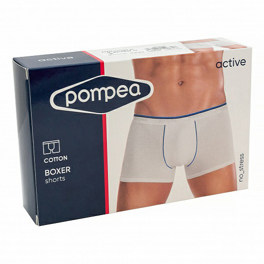 

Трусы мужские Pompea черные 2XL