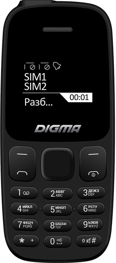 

Мобильный телефон Digma Linx A106 Bl, Linx A106 Black (LT1065PM)