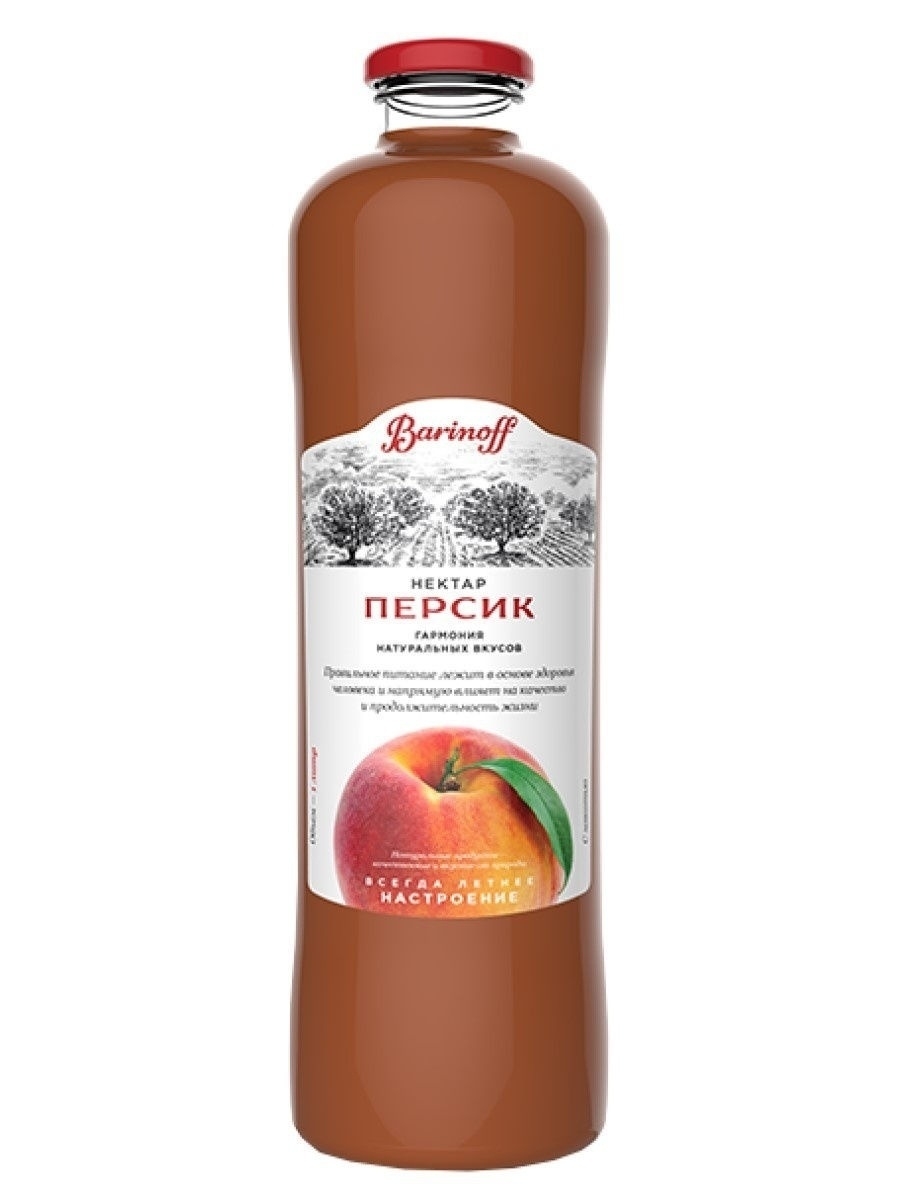 

Нектар Barinoff персиковый 1 л