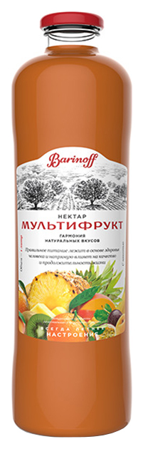 Нектар Barinoff мультифрукт 1 л