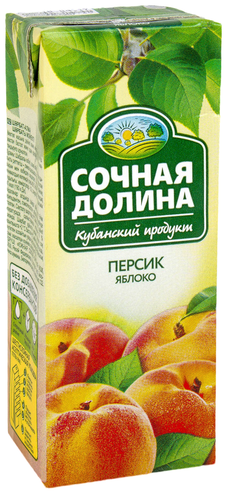 

Нектар Сочная долина Персик с яблоком и мятой 200 мл