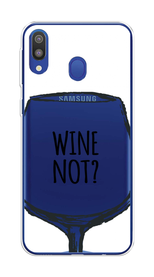 

Чехол на Samsung Galaxy M20 "Wine not white", Белый, 27450-6