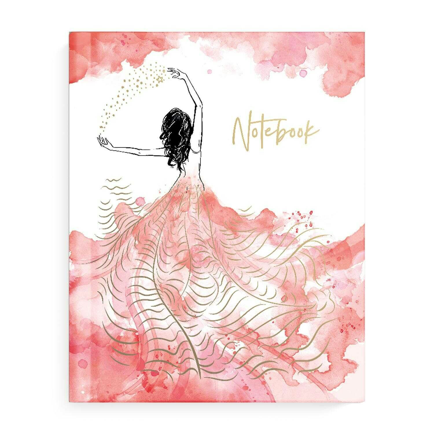

Книжка записная Феникс А6 80л Notebook Балерина, 1797098