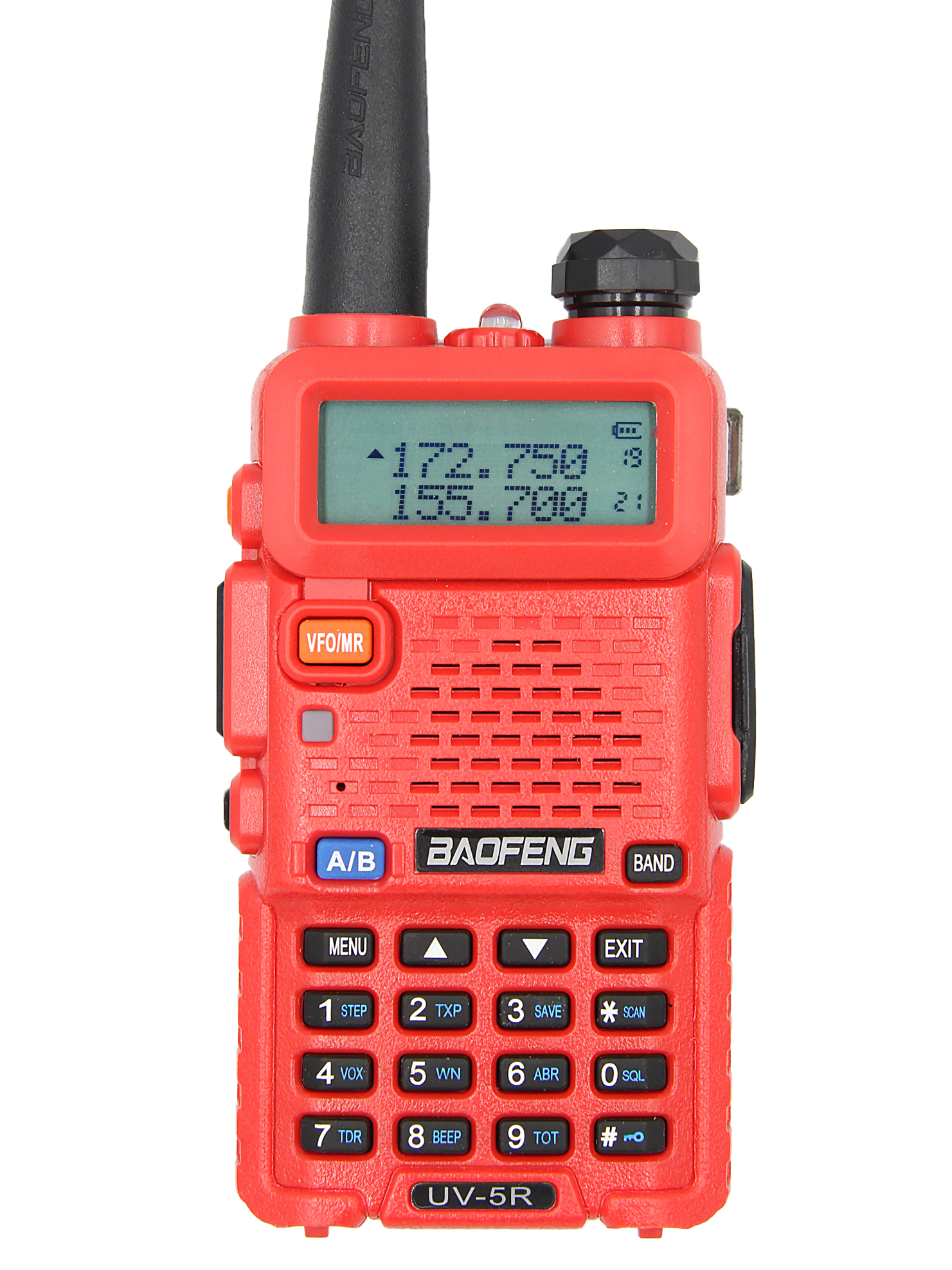 

Портативная радиостанция Baofeng UV-5R красный, 1 шт., UV-5R