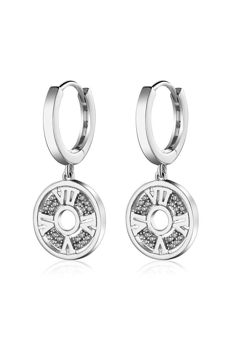 

Серьги подвески из серебра с фианитом Ogisana A42449, A42449