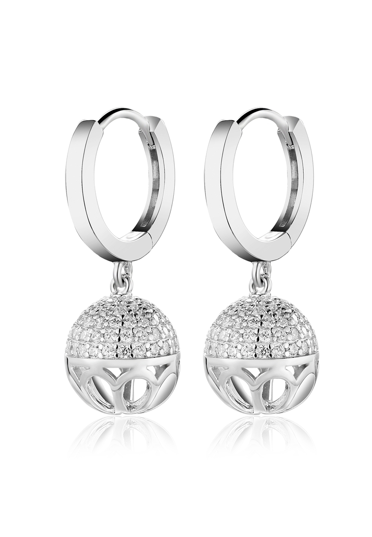 

Серьги подвески из серебра с фианитом Ogisana A42448, A42448