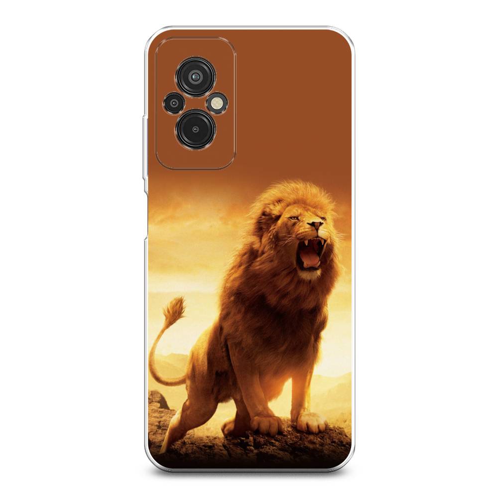 

Чехол на Xiaomi Redmi 11 Prime 4G "Львиный рык", Коричневый;желтый;оранжевый, 316850-1