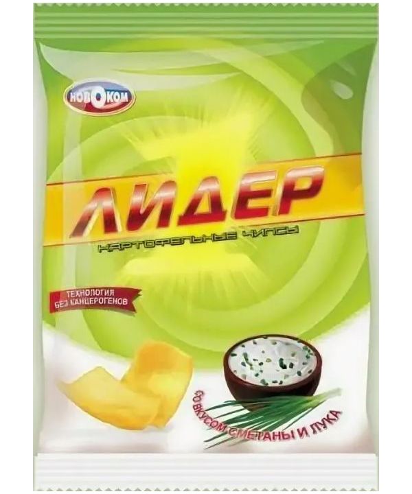 

Чипсы картофельные Наш лидер сметана и лук 30 г