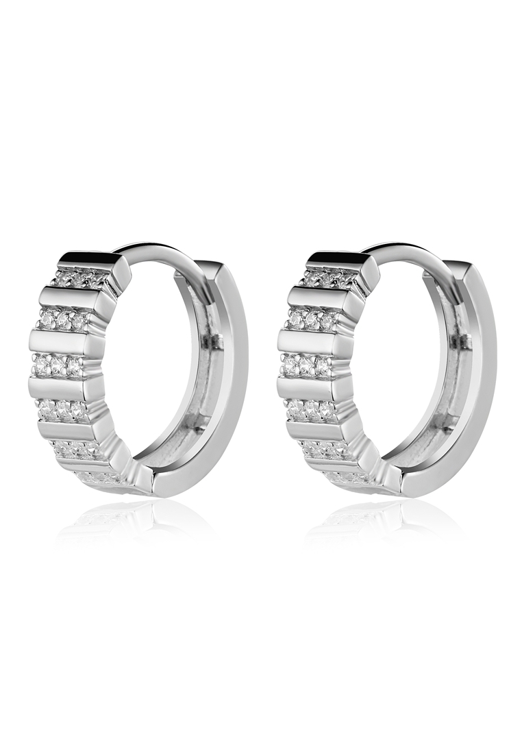 

Серьги конго из серебра с фианитом Ogisana A42444, A42444