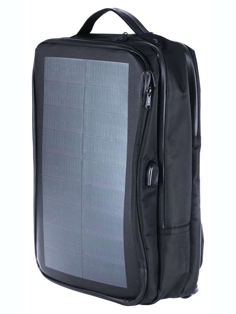 фото Рюкзак для ноутбука мужской qumo poweraid solar bag 17" black