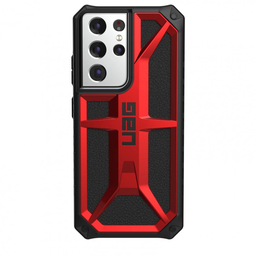 фото Чехол uag monarch для samsung galaxy s21 ultra, красный (crimson)