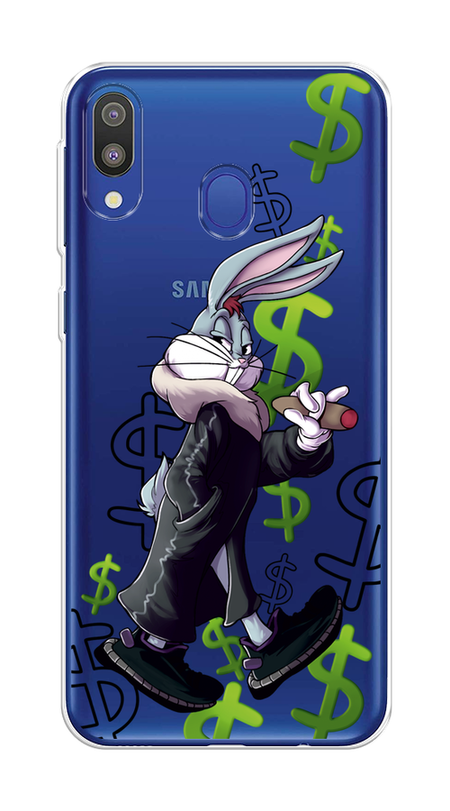 

Чехол на Samsung Galaxy M20 "Rich Bugs Bunny", Зеленый;черный;голубой, 27450-6