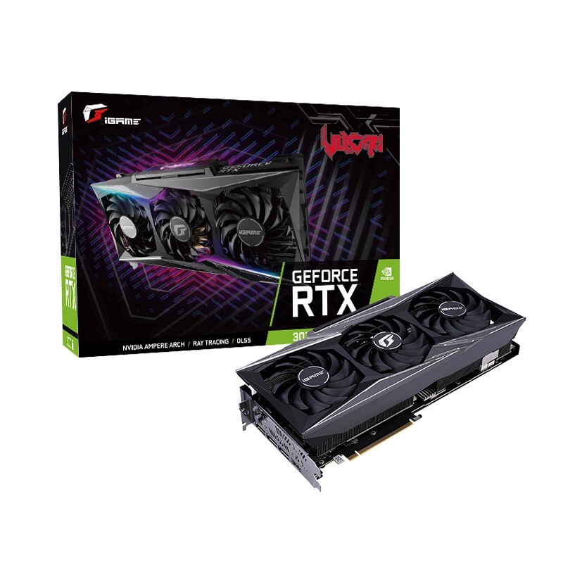 фото Видеокарта colorful igame geforce rtx 3070 ti vulcan oc 8g-v