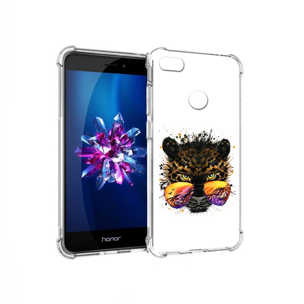 

Чехол MyPads Tocco для Honor 8 Lite тропический леопард (PT62584.26.649), Прозрачный, Tocco