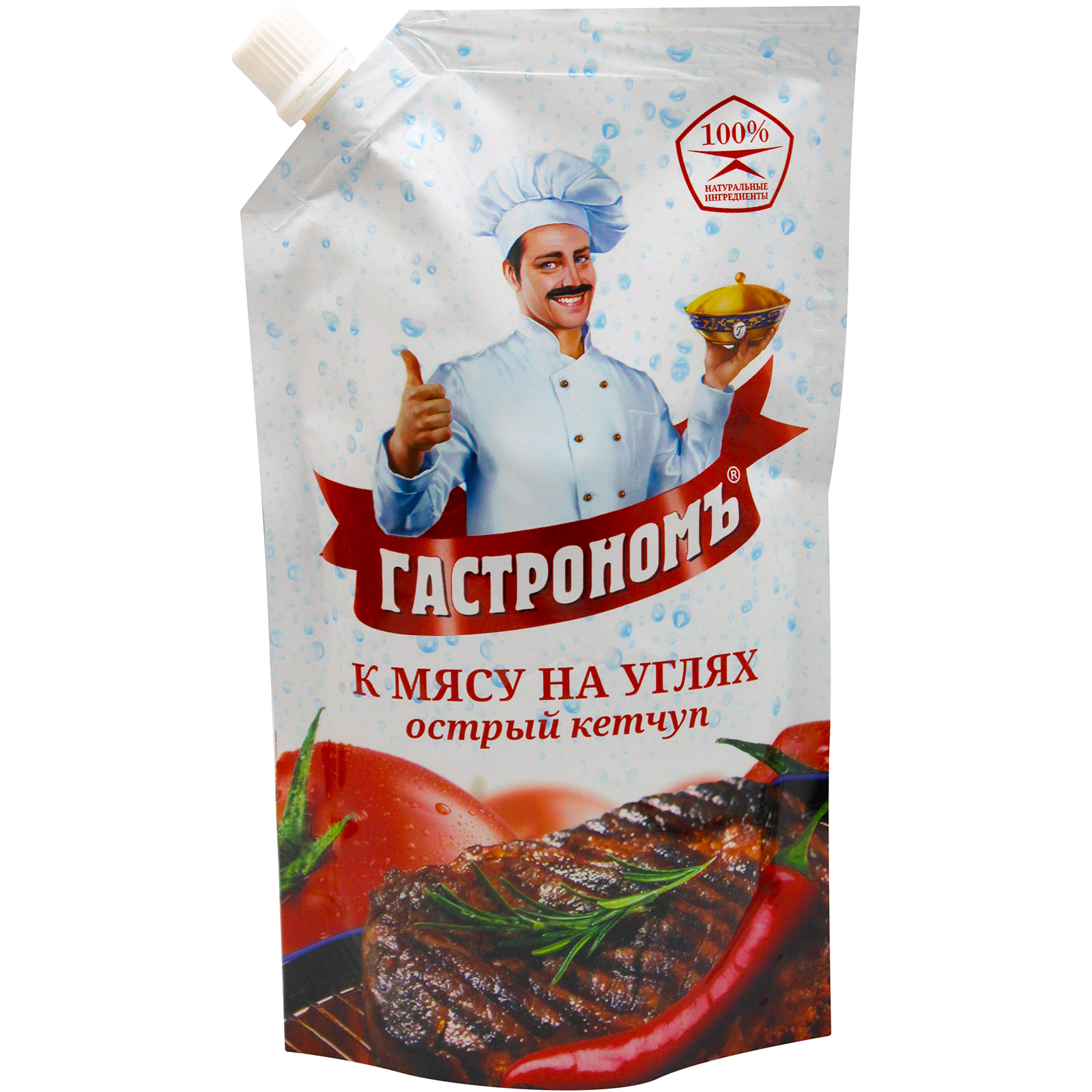 

Кетчуп Гастрономъ Острый 400 г