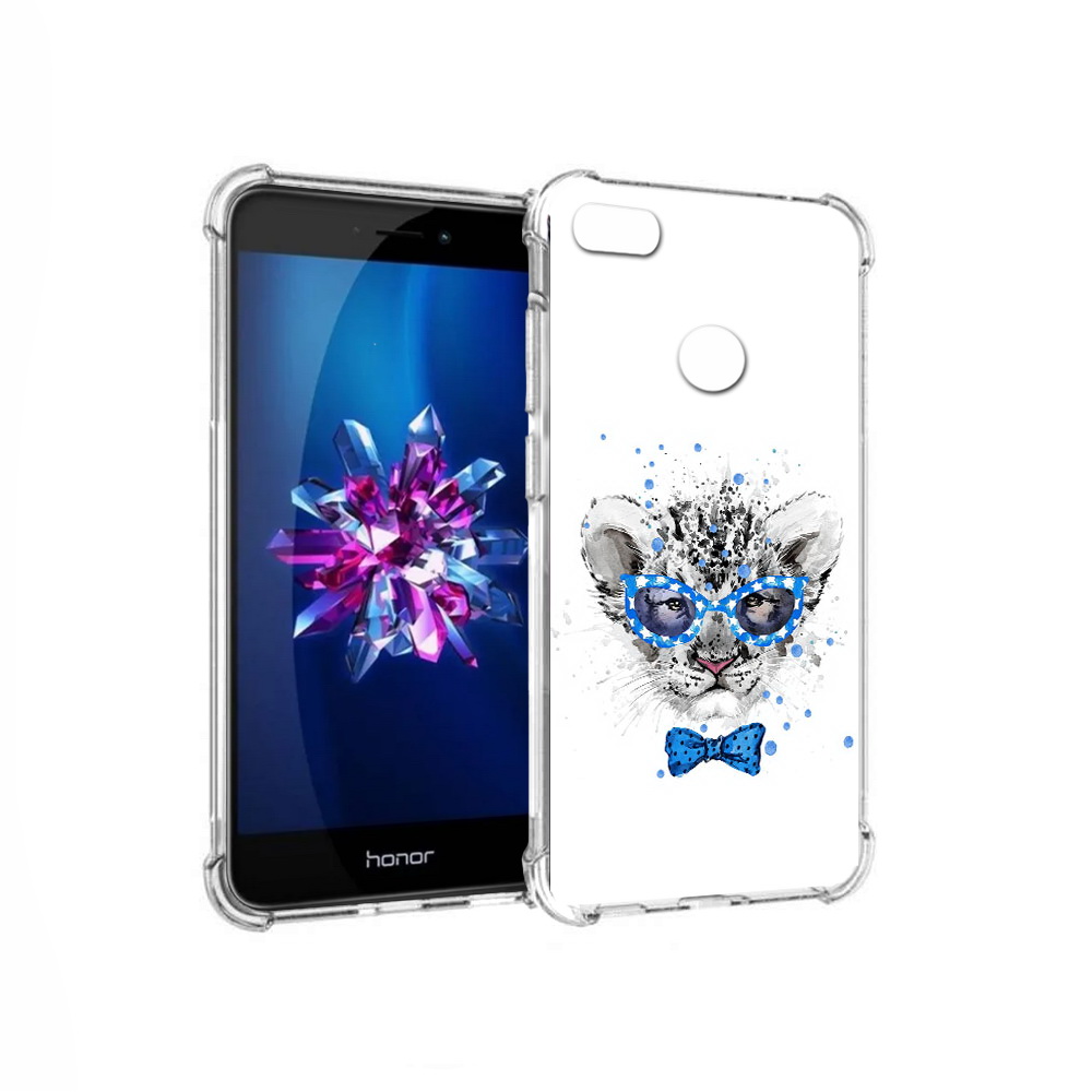 

Чехол MyPads Tocco для Honor 8 Lite тигренок с бабочкой (PT62584.26.642), Прозрачный, Tocco