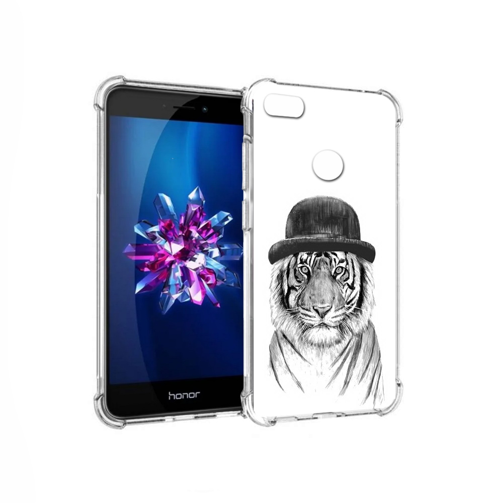 

Чехол MyPads Tocco для Honor 8 Lite тигр британец (PT62584.26.641), Прозрачный, Tocco
