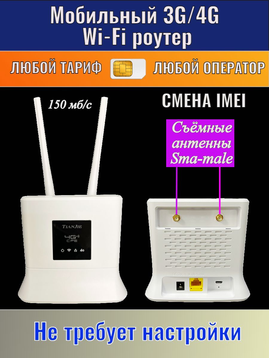 

Wi-Fi роутер TIANJIE 906-3 type B, 906-3 type B