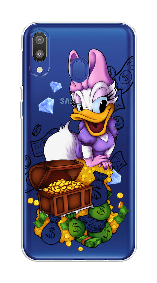 

Чехол на Samsung Galaxy M20 "Rich Daisy Duck", Коричневый;белый;фиолетовый, 27450-6