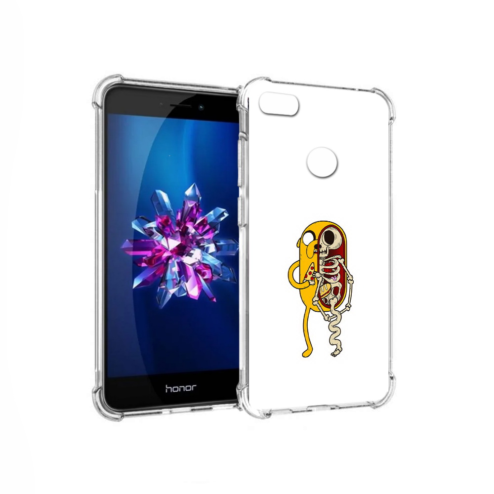 

Чехол MyPads Tocco для Honor 8 Lite Джейк скелет (PT62584.26.64), Прозрачный, Tocco