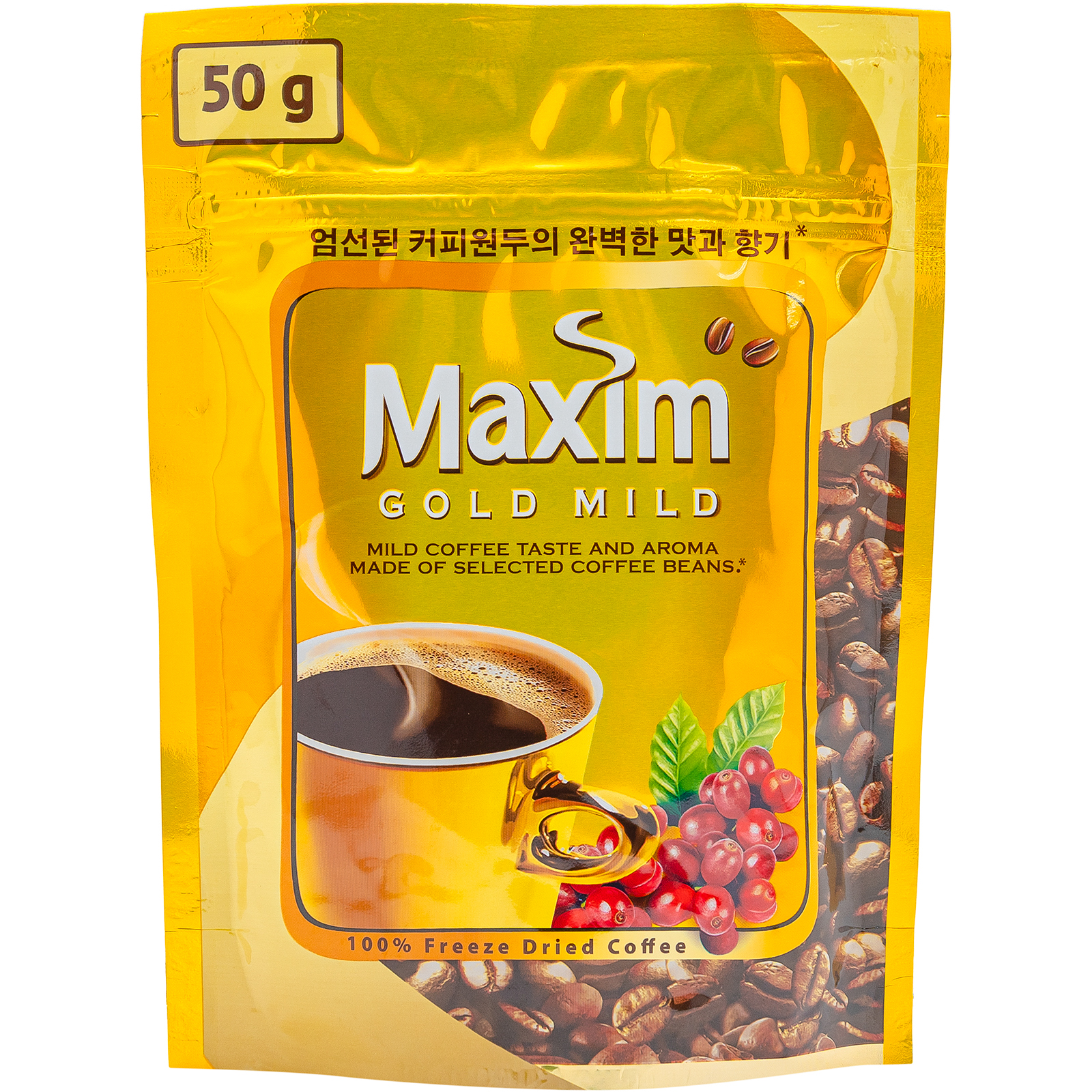 фото Кофе maxim gold mild растворимый сублимированный 50 г