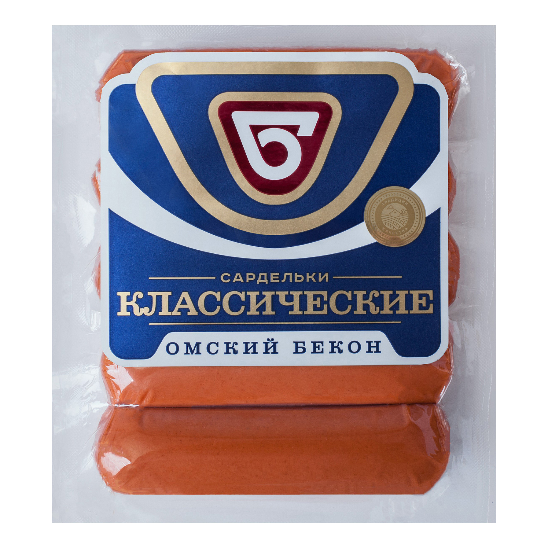 

Сардельки Омский Бекон Классические вареные 500 г