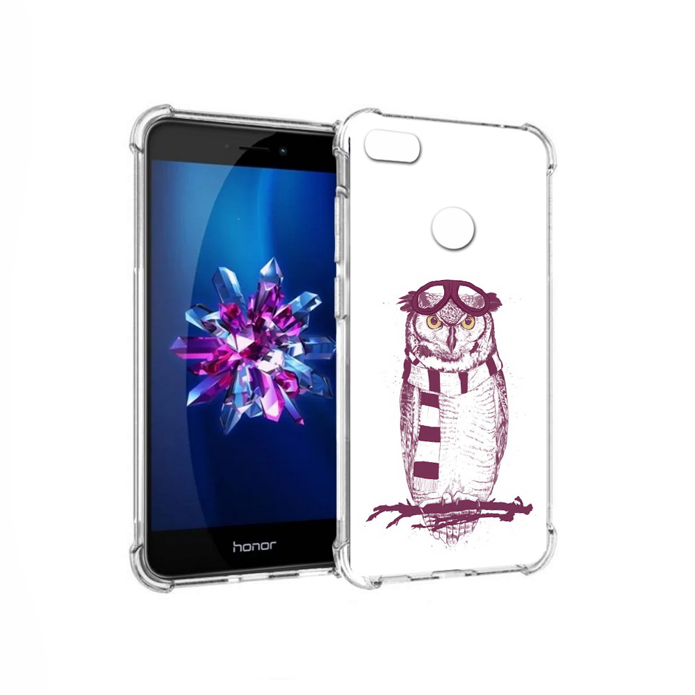

Чехол MyPads Tocco для Honor 8 Lite сова-летчик (PT62584.26.612), Прозрачный, Tocco
