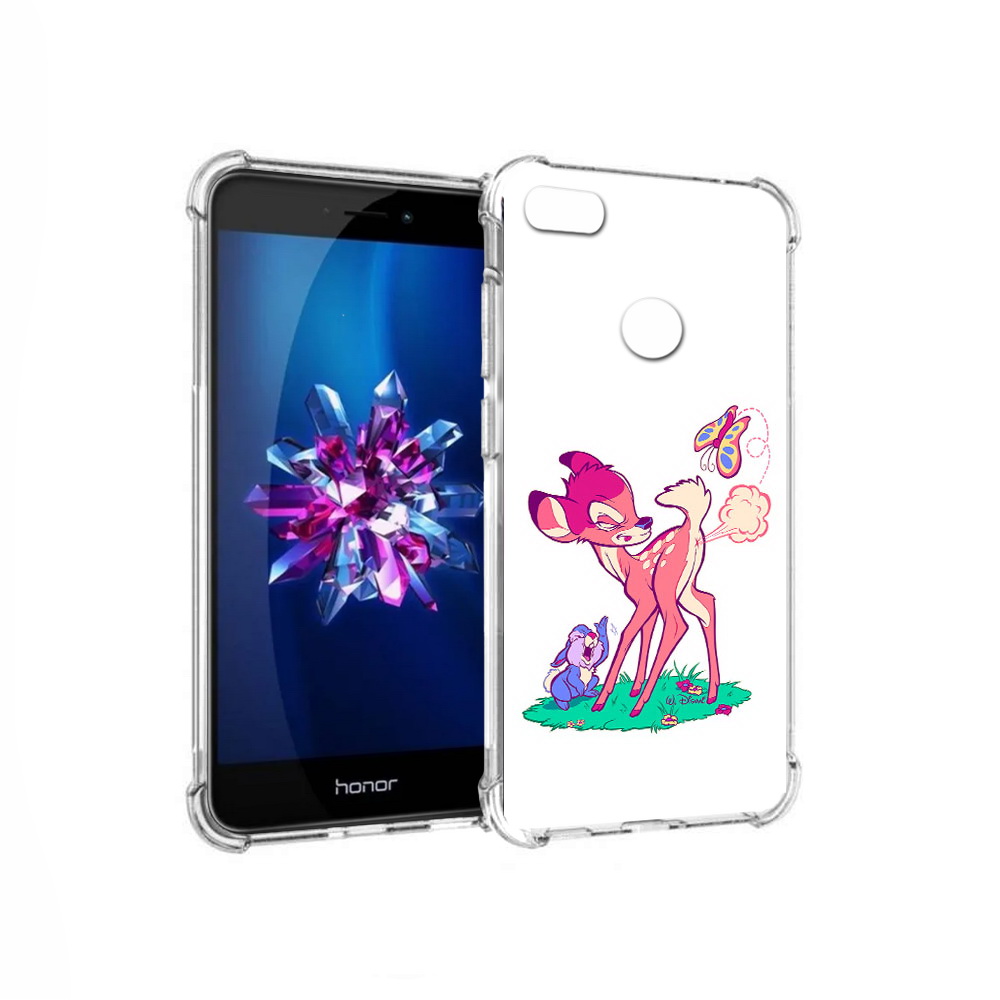 

Чехол MyPads Tocco для Honor 8 Lite смешной олененок (PT62584.26.610), Прозрачный, Tocco