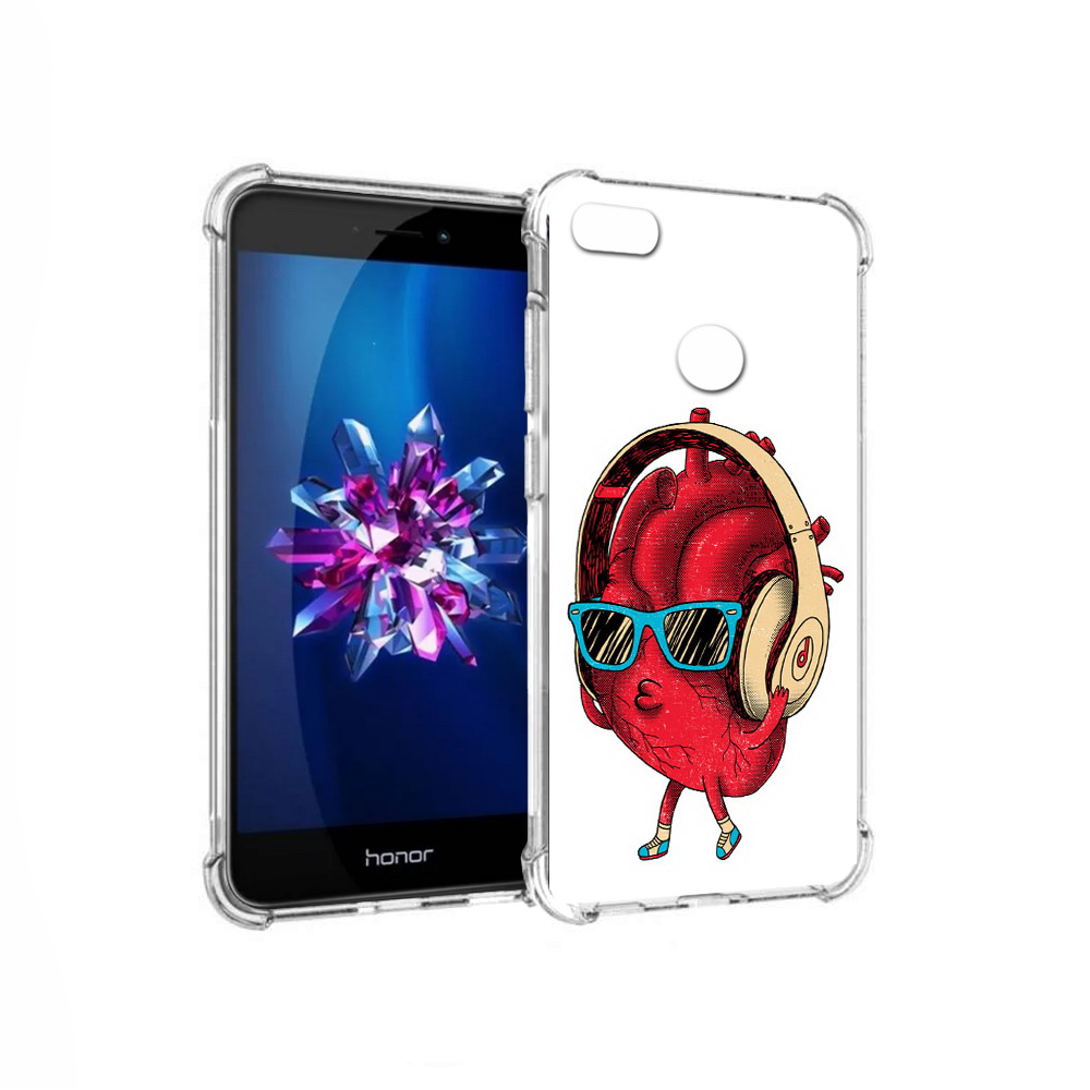 

Чехол MyPads Tocco для Honor 8 Lite слушай сердце (PT62584.26.609), Прозрачный, Tocco