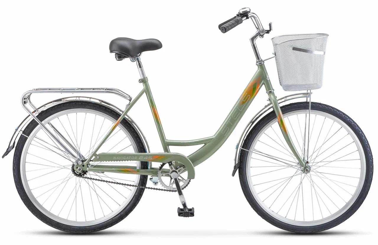 

Велосипед STELS Navigator-245 С 26" Z010, Оливковый, рама 19", 2023, Зеленый