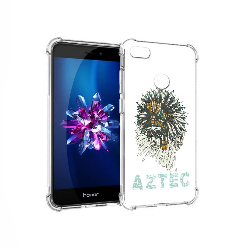 

Чехол MyPads Tocco для Honor 8 Lite скелет индеец (PT62584.26.602), Прозрачный, Tocco