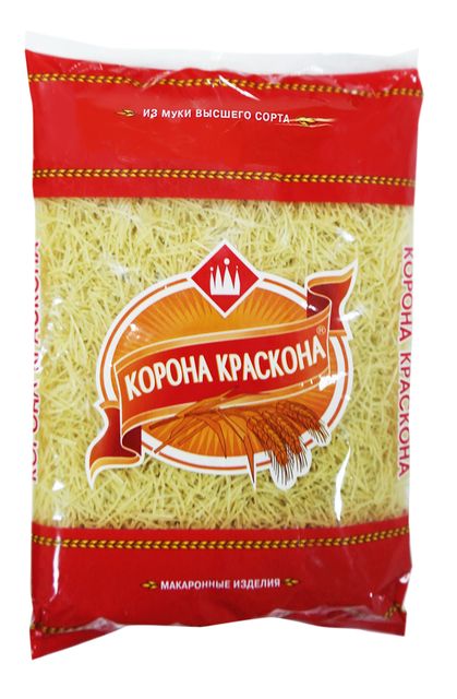 

Макаронные изделия Корона Краскона Вермишель 400 г