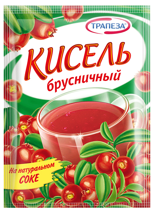

Смесь для приготовления киселя Трапеза брусника 100 г