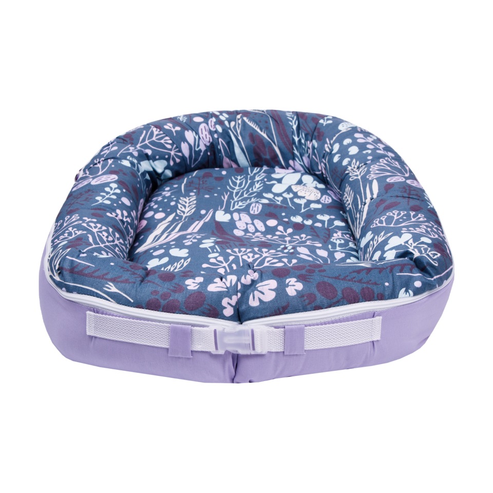 Подушка-позиционер для сна AmaroBaby Soft Care Flower dreams Фиолетовый AB2161SCFD/22