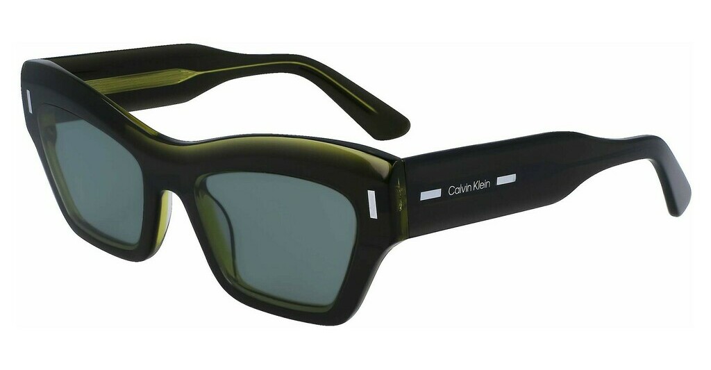 Солнцезащитные очки женские Calvin Klein CK23503S зеленые
