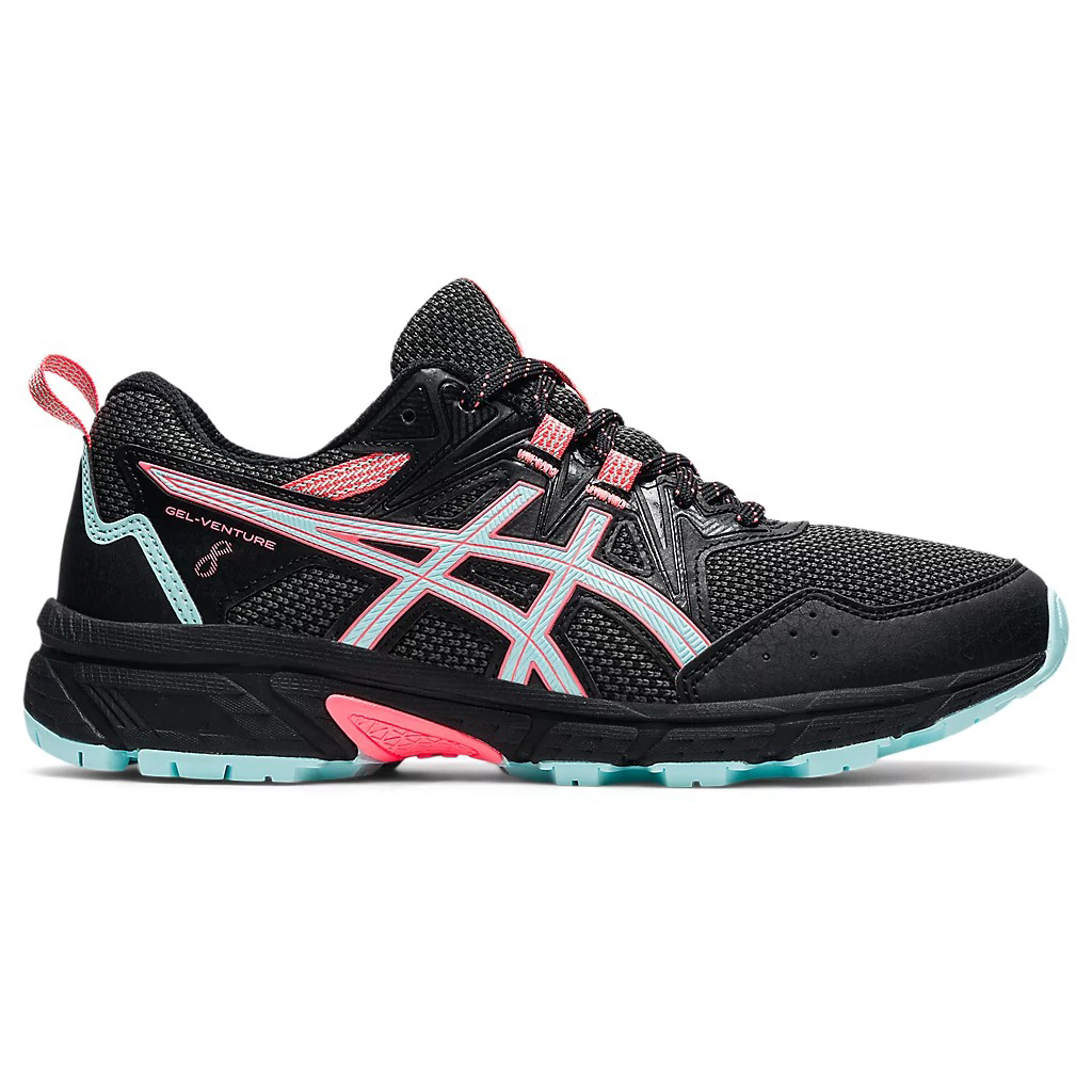 фото Кроссовки женские asics gel-venture 8 черные 8.5 us