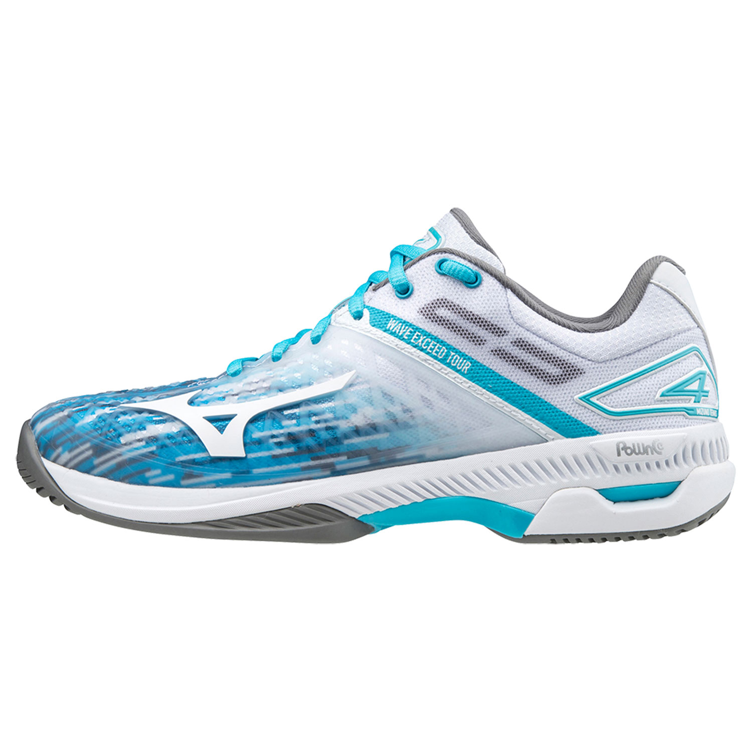 фото Кроссовки женские mizuno wave exceed tour 4 ac голубые 9 uk