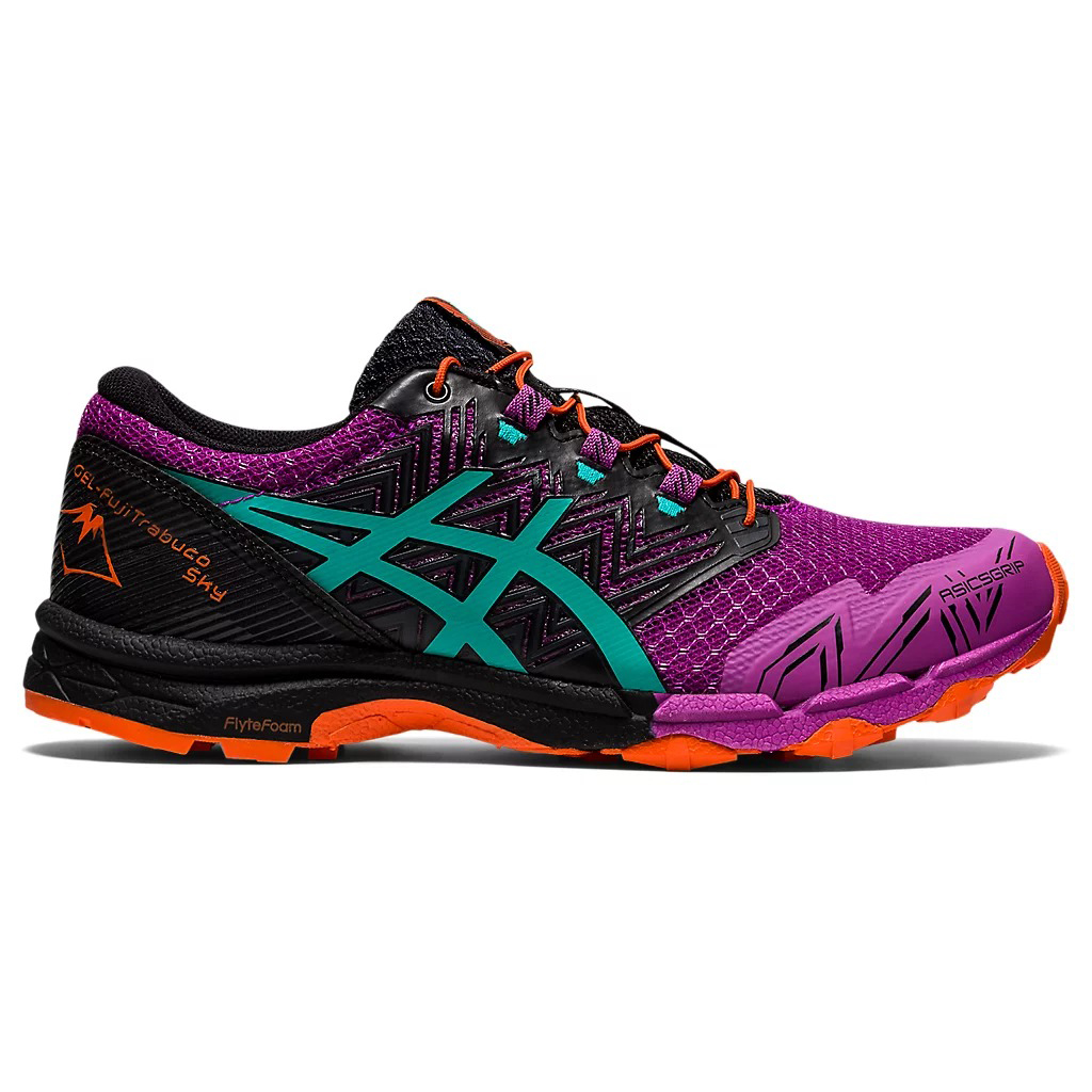 фото Кроссовки женские asics asics fujitrabuco sky фиолетовые 8 us