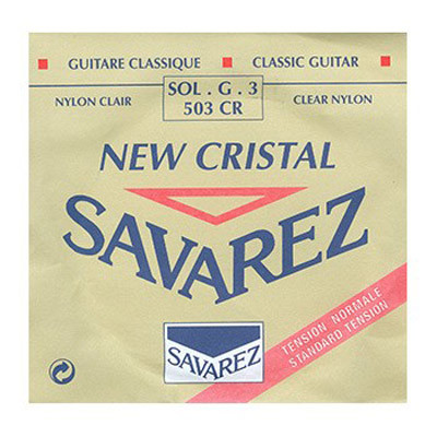 

SAVAREZ 503 CR NEW CRISTAL 3-я струна для классических гитар (G-41) нормального натяжения, 503 CR NEW CRISTAL