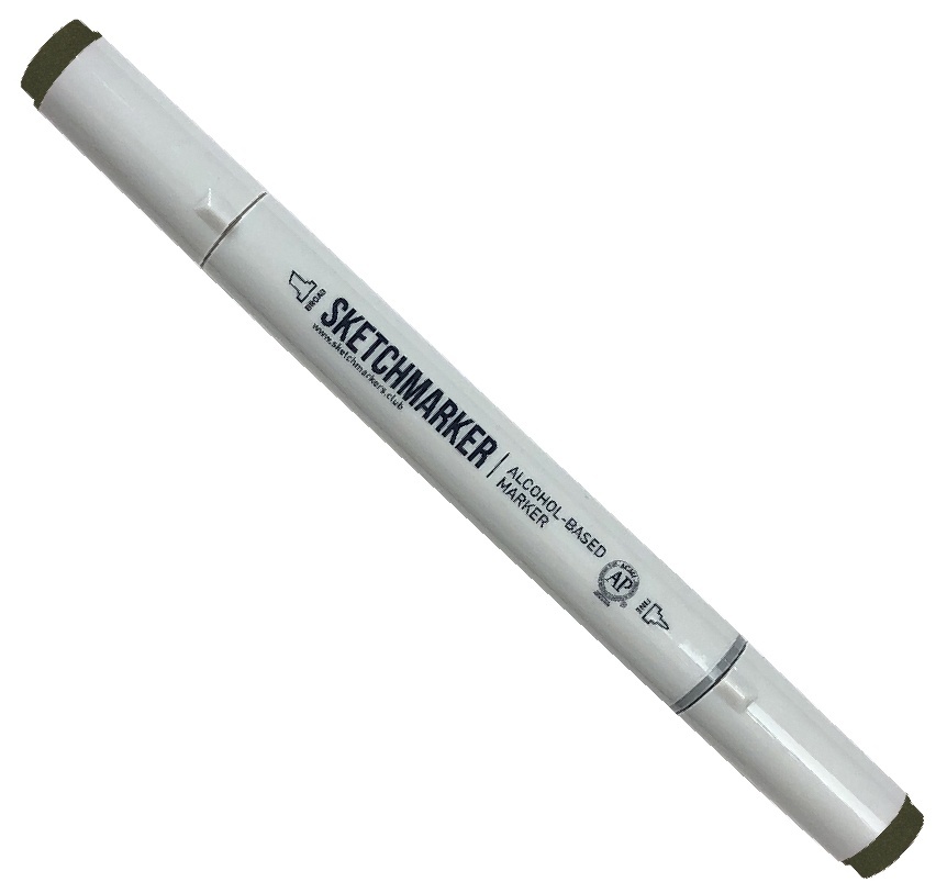 

Маркер Sketchmarker двухсторонний для скетчинга цвет Y110 Армейский зелёный, Зеленый