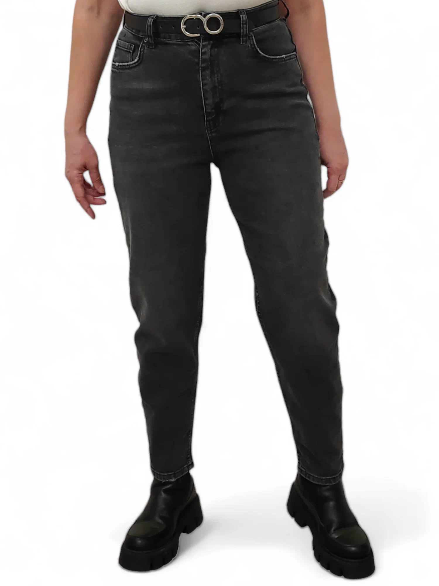 Джинсы женские Richone 3031-939 серые W26/L28