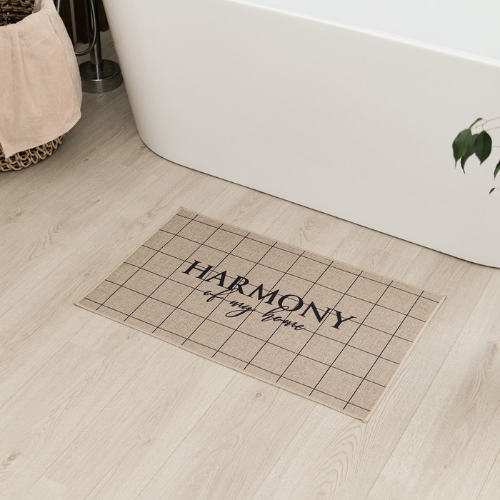 

Коврик для ванной Этель Harmony 48х78 см