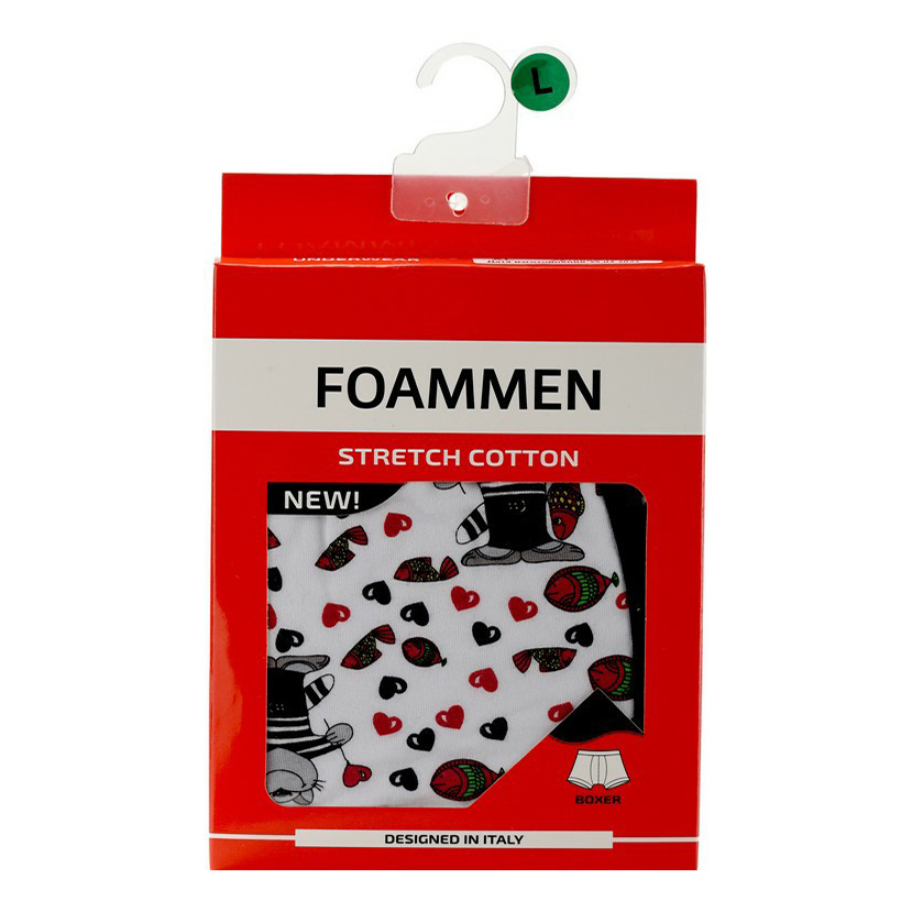 

Трусы мужские Foammen белые L, Белый