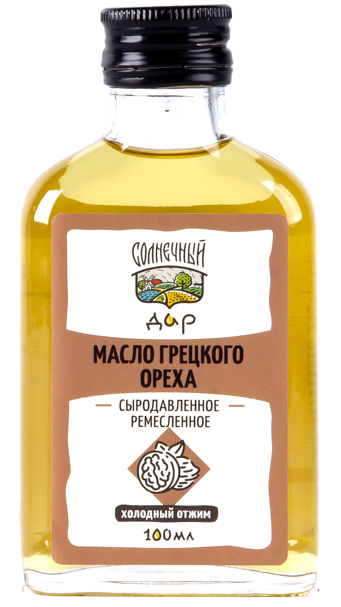 

Масло грецкого ореха Солнечный дар, 100 мл, M.grec